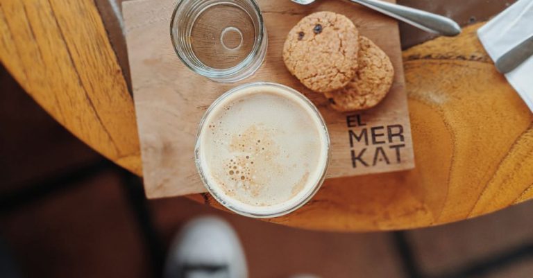 Routine - Cup of Beverage Beside Cookie