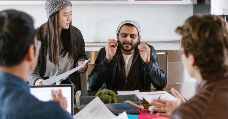 Mindset - Photo of Man Explaining his Ideas