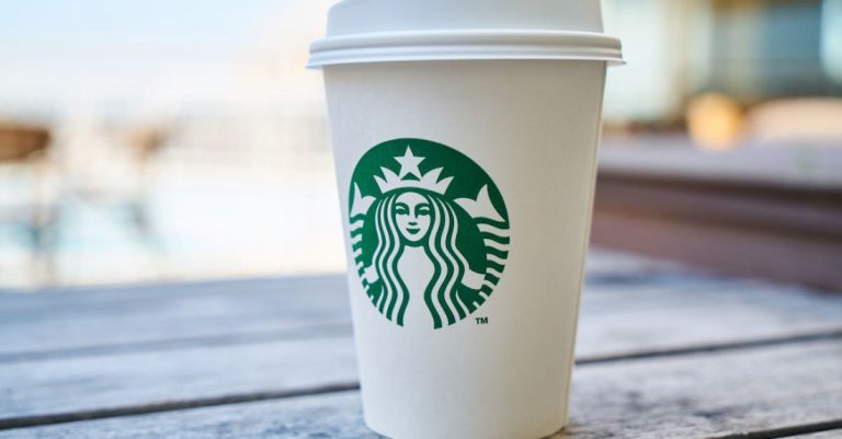 Brand - Closed White and Green Starbucks Disposable Cup